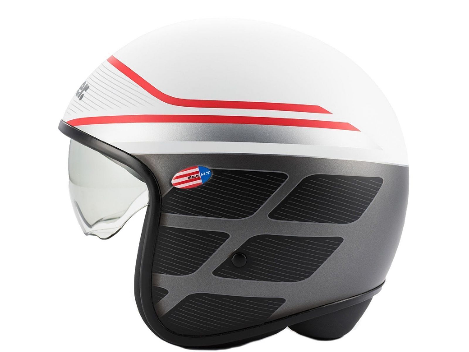 Мотошлем Blauer H.T. Pilot 1.1. Grafica B White